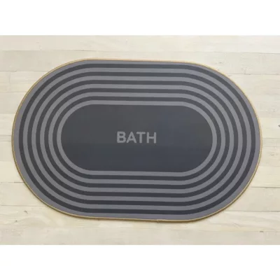超吸水橢圓門墊混款約40x60cm KT1117【佳瑪】