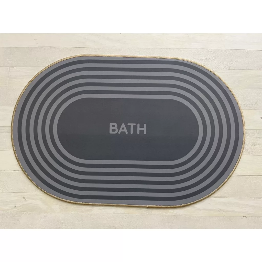 超吸水橢圓門墊混款約40x60cm KT1117【佳瑪】