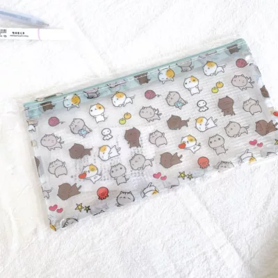 星星貓 長方形拉鍊袋【小女子】筆袋 收納袋