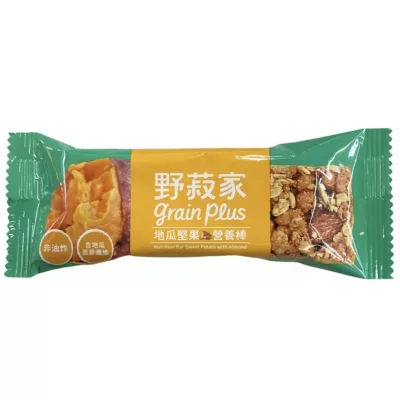 野菽家 營養棒30g 海苔藜麥/蔓越莓/蜂蜜檸檬/地瓜堅果 全素 弘陽食品口味:地瓜堅果