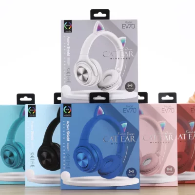 貓耳兩用頭戴式麥克風B-EV70【小女子】