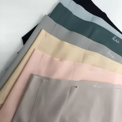 涼感立體無痕內褲(中低腰) S-XL 冰絲無痕褲 共7色 莫藍迪色系【小女子】淺藍 M