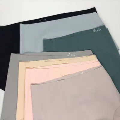 涼感立體無痕內褲(中低腰) S-XL 冰絲無痕褲 共7色 莫藍迪色系【小女子】湖水綠 M