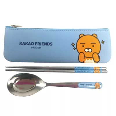 Kakao不鏽鋼餐具組Ryan淺藍【佳瑪】
