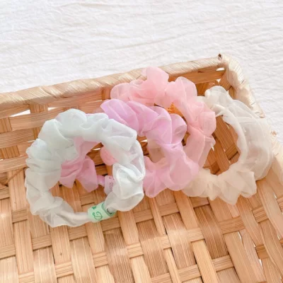夢幻雪紡紗圈髮束-2入組【小女子】髮圈 髮飾