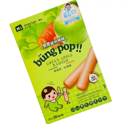 Master Mi 米大師-寶寶果然棒棒(青蘋果紅蘿蔔/白米糙米)35g規格:青蘋果紅蘿蔔