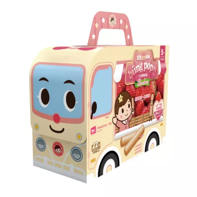 Master Mi 米大師-寶寶果然棒棒(關廟鳳梨/大湖草莓/大村葡萄)55g【佳瑪】大湖草莓