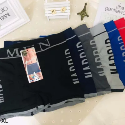 MEN男無縫平口褲3入組 顏色隨機【佳瑪】L