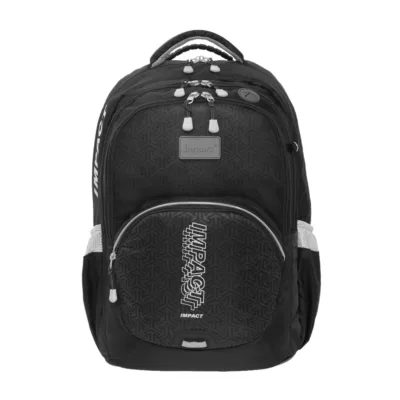 IMPACT 怡寶 強化版 成長型護脊書包Pro 黑色 減壓 舒適 小學生