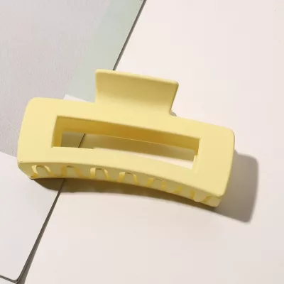 韓系霧面馬卡龍方形抓夾【小女子】鯊魚夾 髮夾 隨機出貨