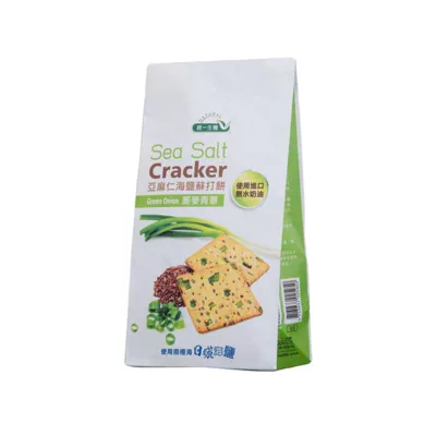 統一生機 亞麻仁海鹽蘇打餅(蕎麥/(蕎麥青蔥)168g口味:蕎麥