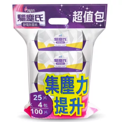驅塵氏靜電除塵紙 25張 4入
