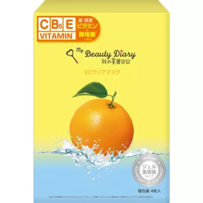 美麗日記面膜4入-維他命B5+C修護
