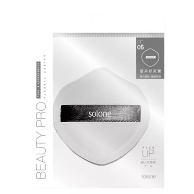 Solone 舒芙蕾海綿 6款任選(扇形/長方形/圓形/菱形/盾形/扇型加大)【小女子】盾形