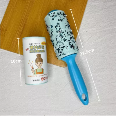 德技 滾筒 除塵黏膠紙組 50週10x3.8cm【佳瑪】