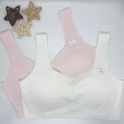 少女無痕內衣 少女胸衣 一片式 少女內衣 少女背心 無痕 涼感 發育期尺寸:L
