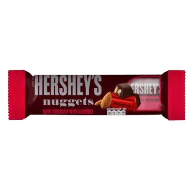 好時金磚(巧酥可可/杏仁夾餡黑巧克力)28g口味:杏仁夾餡黑巧克力