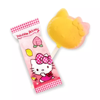 Hello Kitty3D立體 造型水果 棒棒糖草莓玫瑰/百香芒果/水蜜桃檸檬 20g【佳瑪】三麗鷗 糖果 生日派對水蜜桃檸檬
