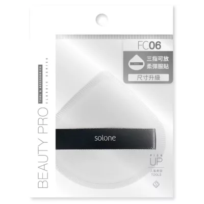 Solone 舒芙蕾海綿 6款任選(扇形/長方形/圓形/菱形/盾形/扇型加大)【小女子】扇形加大