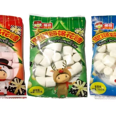 聖誕節 棉花糖10gx20入【佳瑪】聖誕老公公 雪人 麋鹿