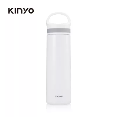 KINYO 陶瓷隨行保溫杯500ml 黑KIM-46B/白KIM-46W顏色:白