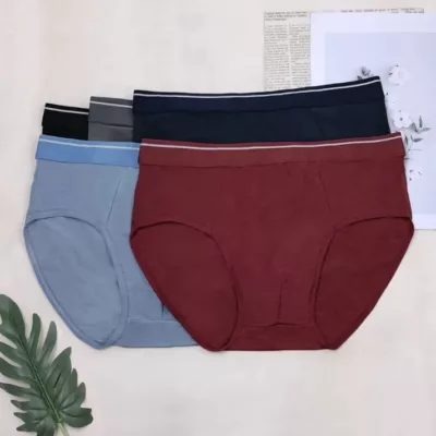 冰絲涼感薄透彈力男士三角褲 M-3XL 【佳瑪】內褲3XL