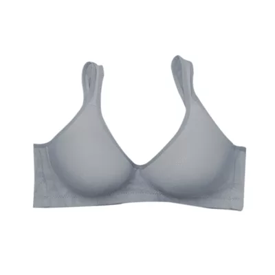 背勾式 無鋼圈內衣1632 (M-XXL)【佳瑪】無痕 無感 舒適 透氣 貼身衣物灰M