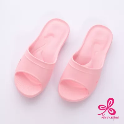 嚴選Q彈家居拖鞋 86082【佳瑪】室內拖鞋 防水拖鞋粉M
