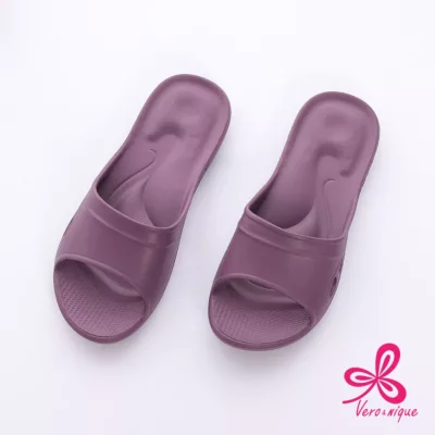 嚴選Q彈家居拖鞋 86082規格:紫M