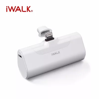 iwalk 四代 iphone 現貨 行動電源 lightning頭 白/粉/綠/灰/藍/黑 4500mAh【小女子】白