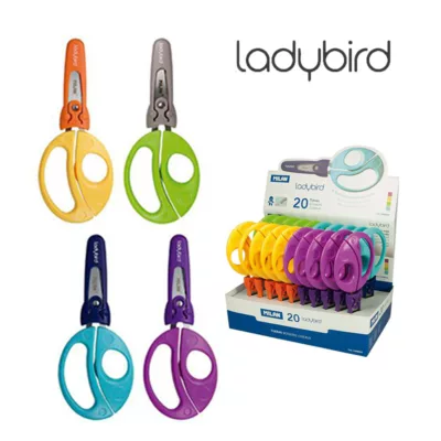 MILAN 小瓢蟲學童安全可攜式剪刀【佳瑪】 西班牙百年品牌 安全剪刀 小朋友 學童 美勞 美術 剪紙