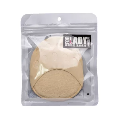 ALX 氣墊減壓分趾襪套【佳瑪】高跟鞋腳墊 隱形襪 止滑襪套 前掌墊 防磨腳 露趾襪膚色