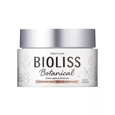 KOSE BIOLISS 植物系 極致夜間修護髮膜 200g 保養 光澤 滑順 修護 居家護髮