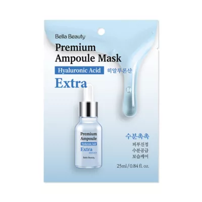 BellaBeauty 貝拉美人安瓶修護面膜 玻尿酸/積雪草/神經醯胺/膠原蛋白/維他命C/珍珠【佳瑪】韓國 保濕 修護玻尿酸