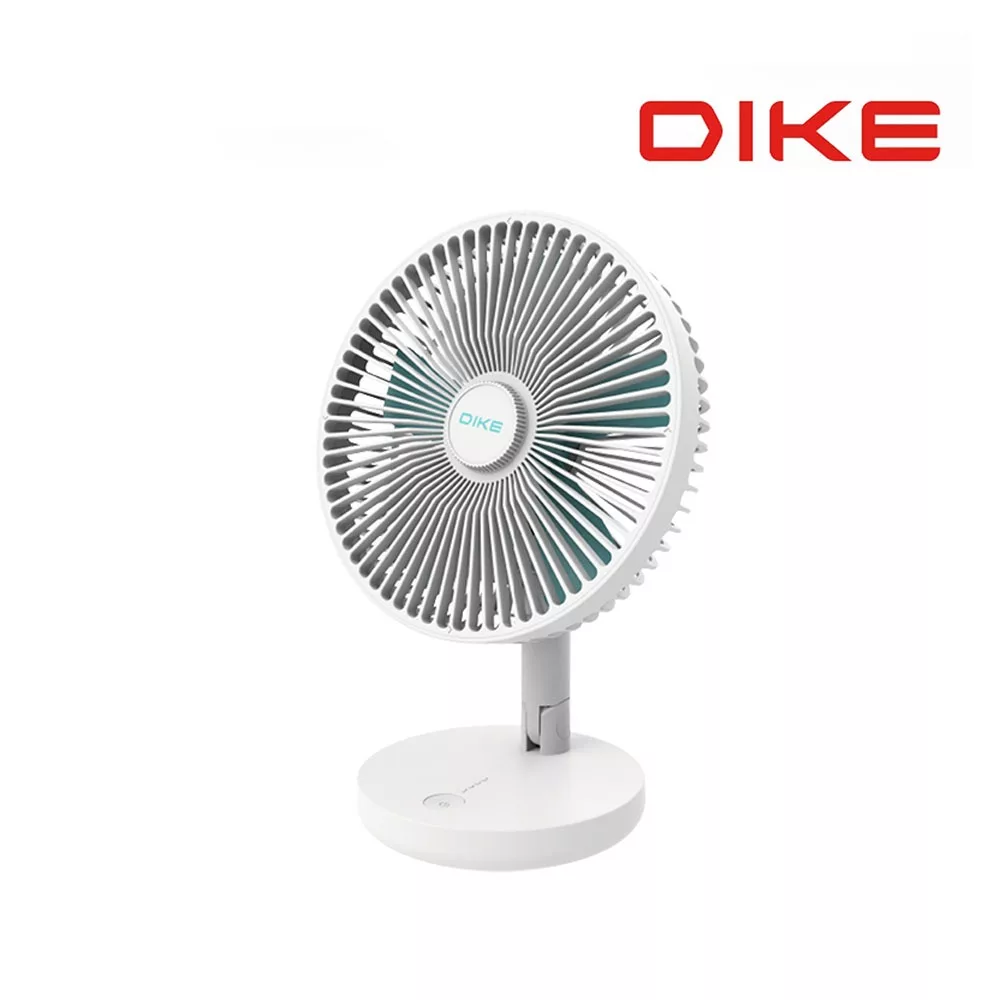 DIKE DUF301BU 8吋摺疊收納立式桌扇【佳瑪】