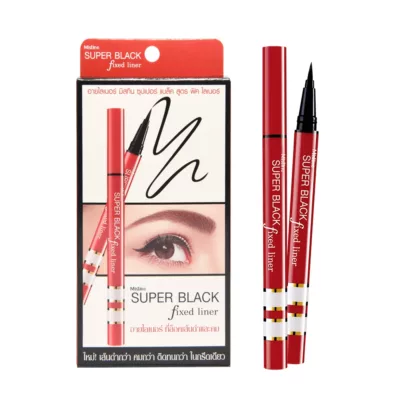 泰國 Mistine Super Black 超激黑眼線筆(紅管)【佳瑪】泰國彩妝 彩粧 眼線