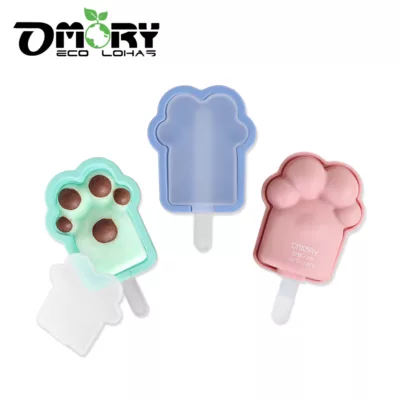 OMORY 製冰果凍模 貓掌 混色 DIY 可愛 不變形 多用途 貓咪