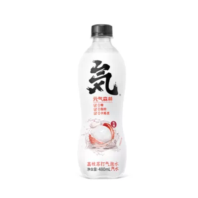 元氣森林氣泡水 480ml 白桃 荔枝 葡萄 石榴紅樹莓 草莓 櫻花白葡萄 可樂【佳瑪】抖音 小紅書 人氣商品荔枝