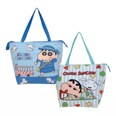 蠟筆小新 保溫 保冷 提袋 大容量 背插式 野餐袋
