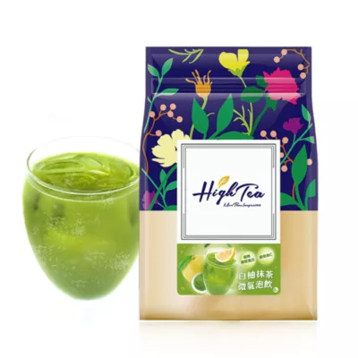 High tea 微氣泡飲 水蜜桃 紅石榴莓果 白柚抹茶 25g 8入 沁涼 消暑 全素 酸甜規格:白柚抹茶