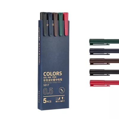 莫蘭迪彩色 0.5中性筆 5014 5017 (5入) 莫蘭迪修正帶 (6入) 文具 文青 簡約規格:0.5中性筆5014