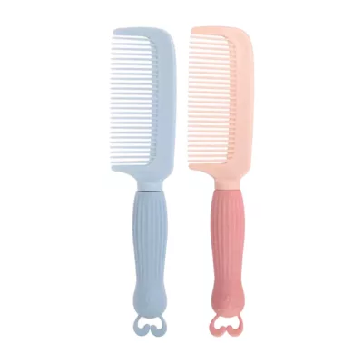 粉彩 可愛兔子菜刀梳 1入【佳瑪】可愛 梳子 耐用 好攜帶 兔兔造型