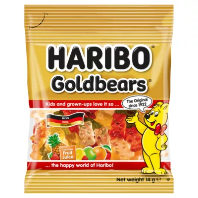 哈瑞寶 金熊14g/快樂可樂風味Q軟糖15g【佳瑪】隨手包 迷你包 軟糖金熊