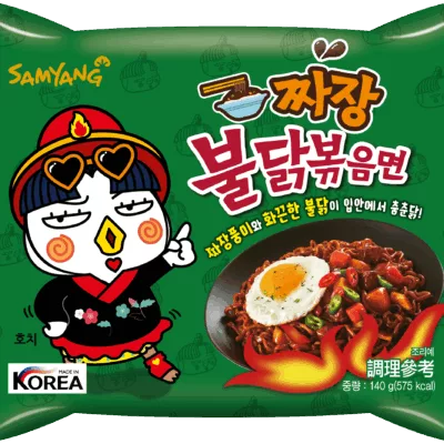 三養火辣雞肉風味鐵板炒麵 泡麵 即食規格:炸醬