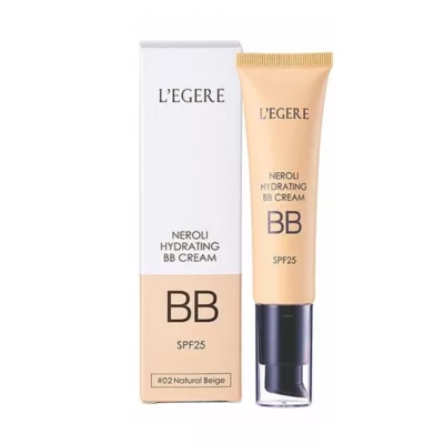 L’EGERE 蘭吉兒 橙花原液保濕BB霜 35ml 共2色 奶油小B管 友善海洋 零粉感 超服貼 防水 不掉妝規格:02明亮