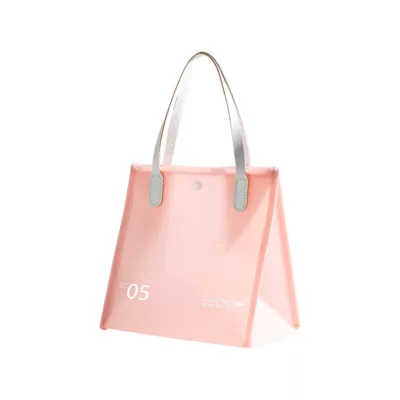 果凍化妝包 沙灘款【佳瑪】輕便 好攜帶 防水 好清潔 簡約淺藍