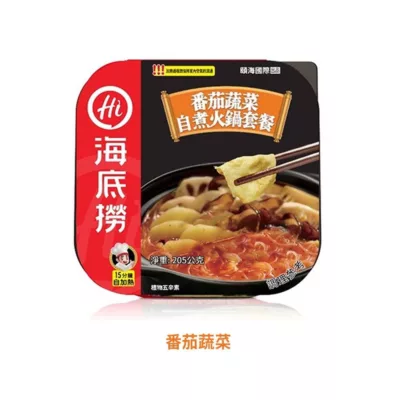海底撈自煮火鍋(蕃茄蔬菜/麻辣蔬菜) 200-205g 免開火規格:蕃茄蔬菜