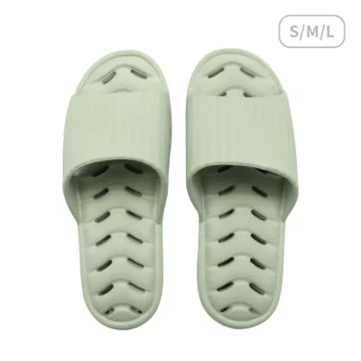 緩壓排水浴室拖鞋 綠色 94001【佳瑪】 專利排水 排水速乾 浴室拖L