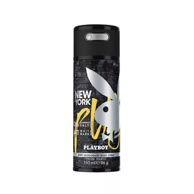 PLAYBOY 經典男性體香噴霧150ml 體香噴霧 紐約雅痞規格:紐約雅痞