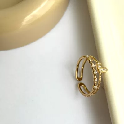 Forever Young 愛的真心戒指 【小女子】熱門 女 設計 氣質 現貨 女生戒指 情侶對戒 閨密戒指 仙女